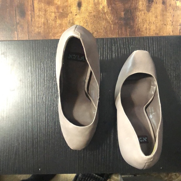 NYLA leather platform heels - Picture 8 of 12